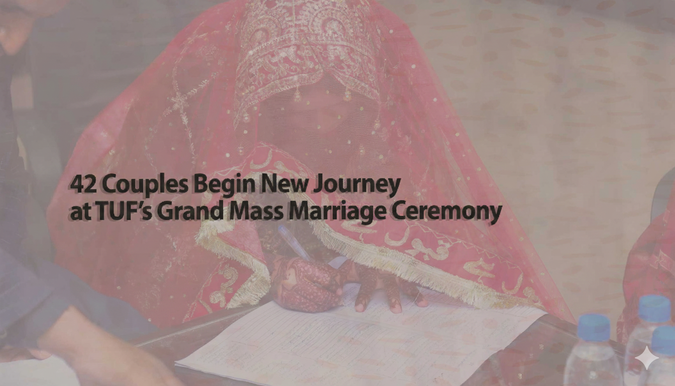 42 Couples Begin a New Journey at TUF’s Grand Mass Marriage Ceremony